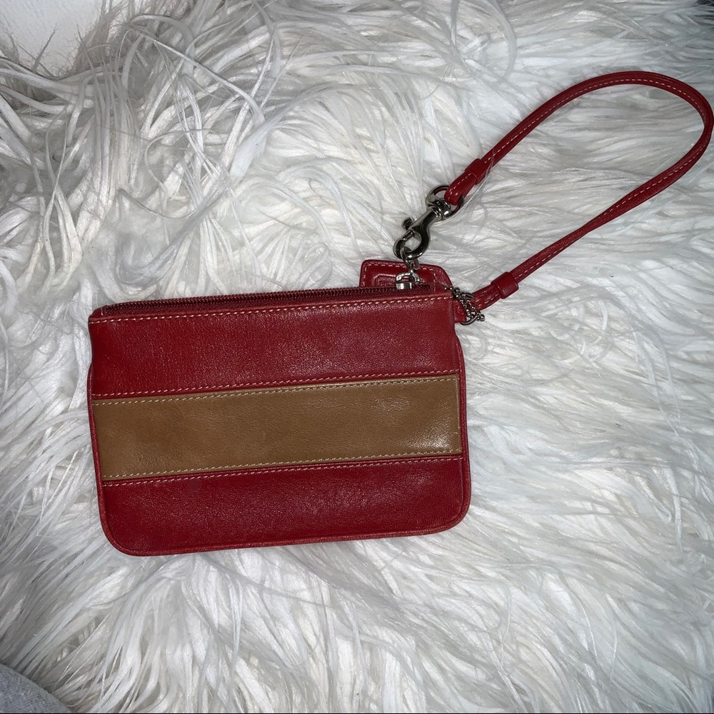 Coach Leather Wristlet